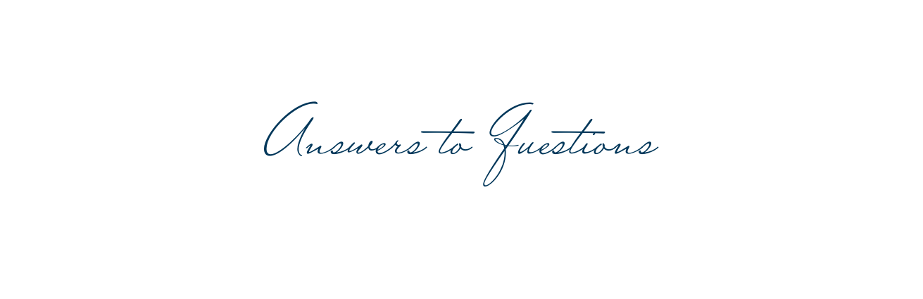 Answers to Questions